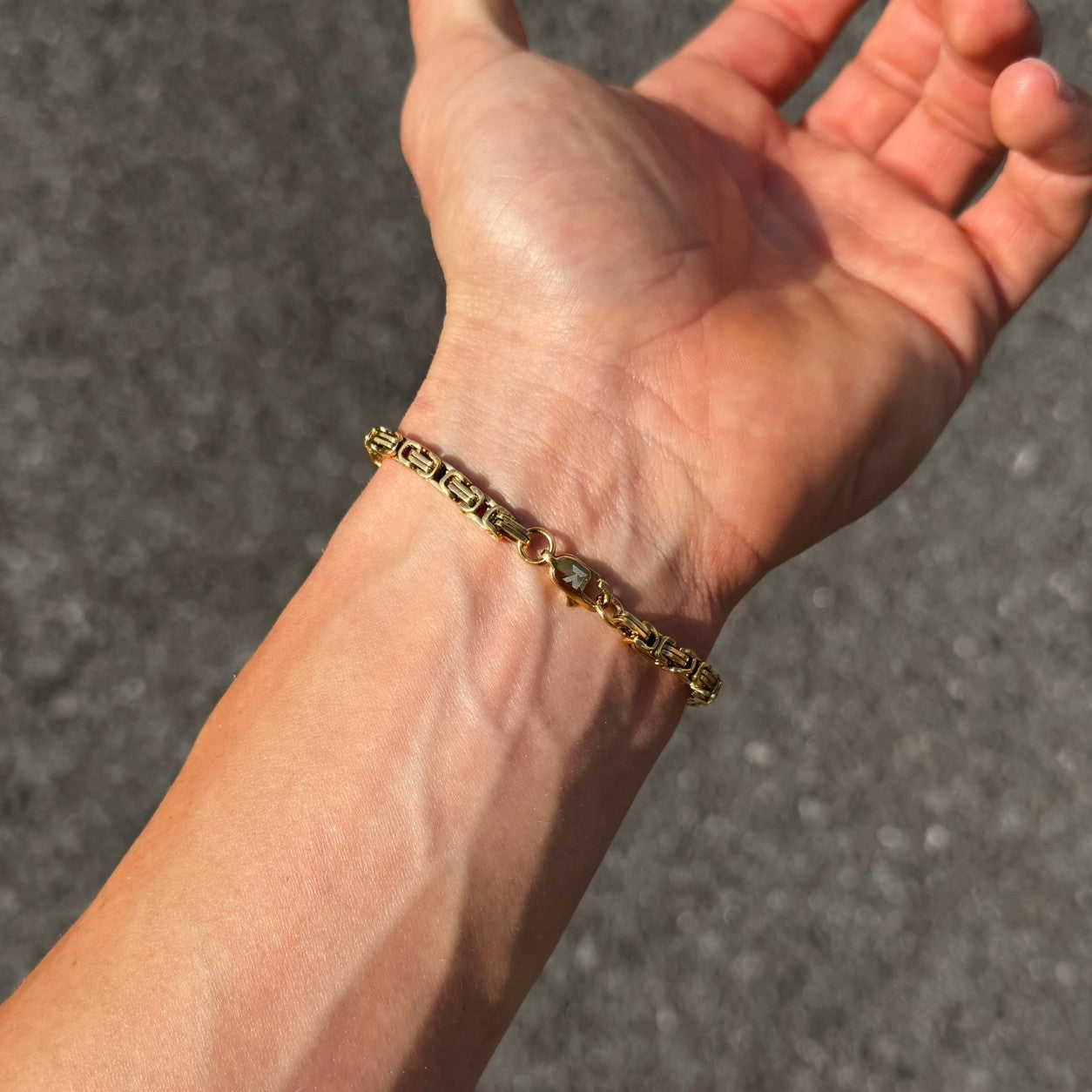 K12 - GOLD KING BRACELET - 4,2MM