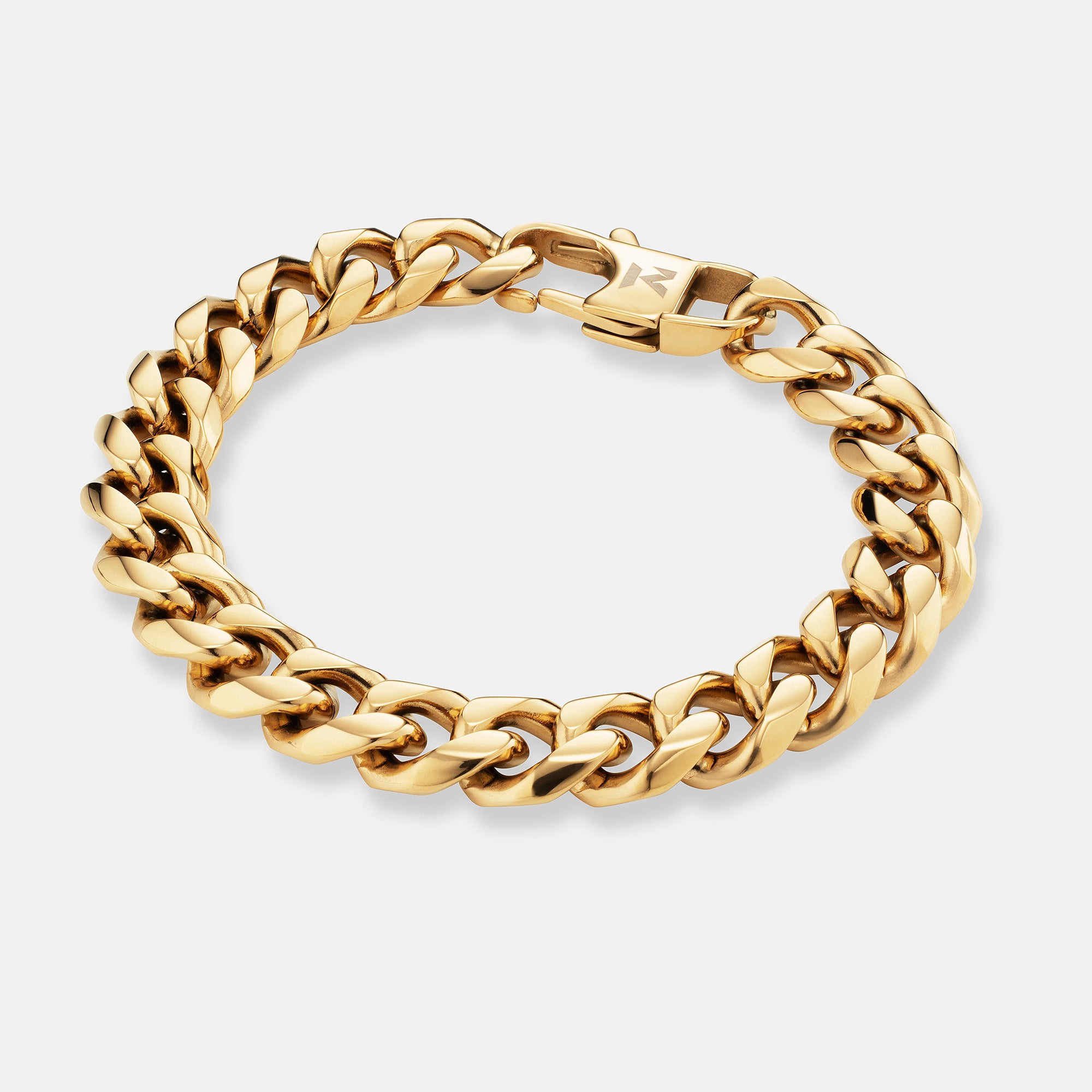 K12 - GOLD CUBAN BRACELET - 10.5MM