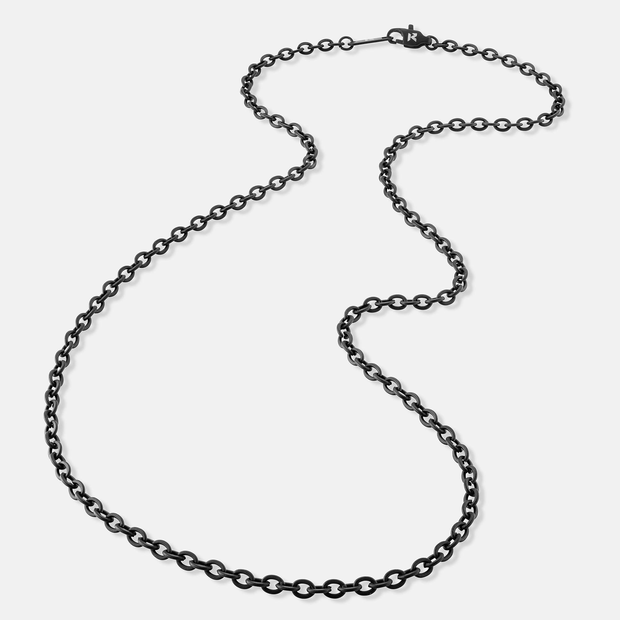 K12 - BLACK CABLE CHAIN - 3MM