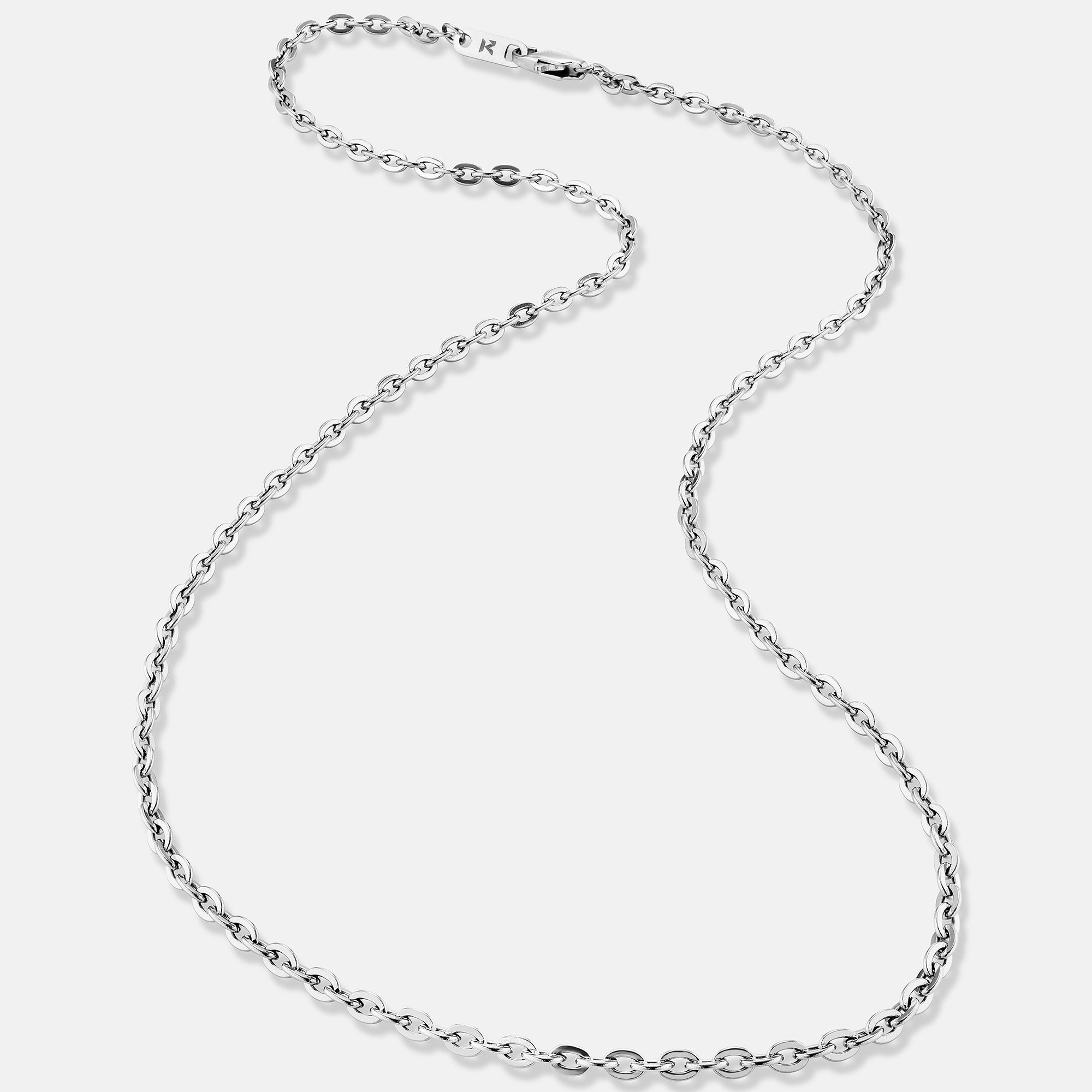 K12 - SILVER CABLE CHAIN - 3MM