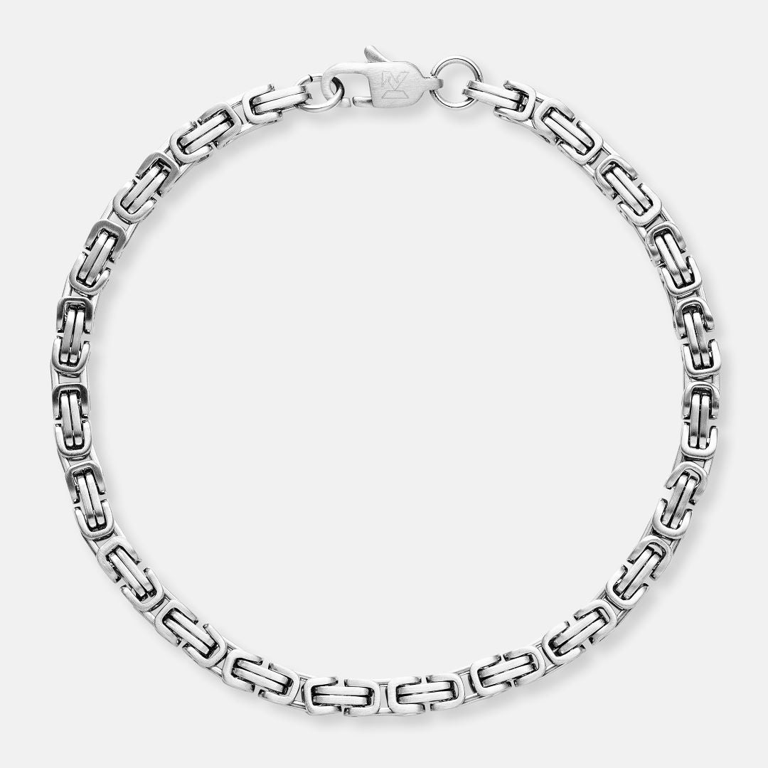 K12 - SILVER KING BRACELET - 4.2MM