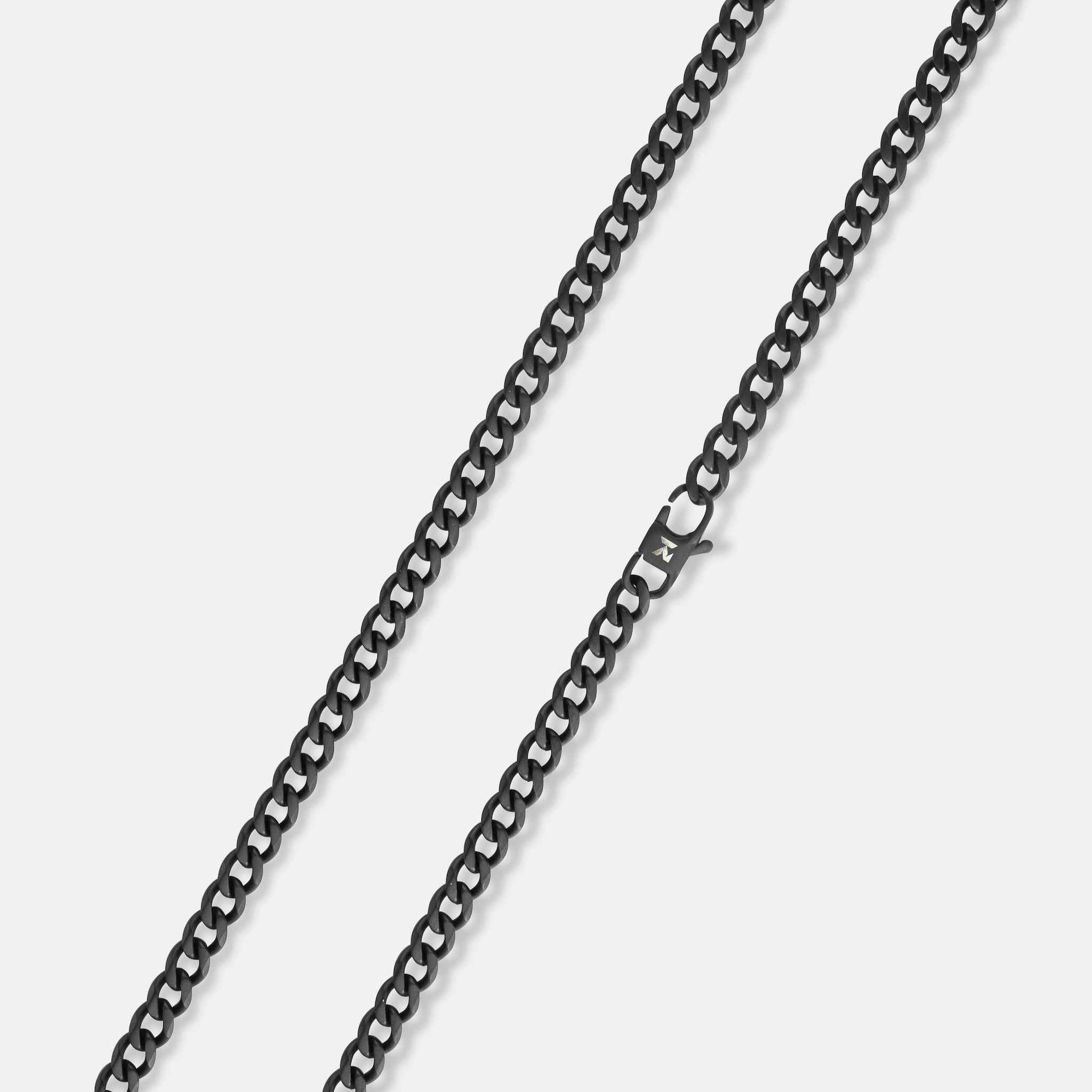 K12 - BLACK CUBAN CHAIN - 6MM