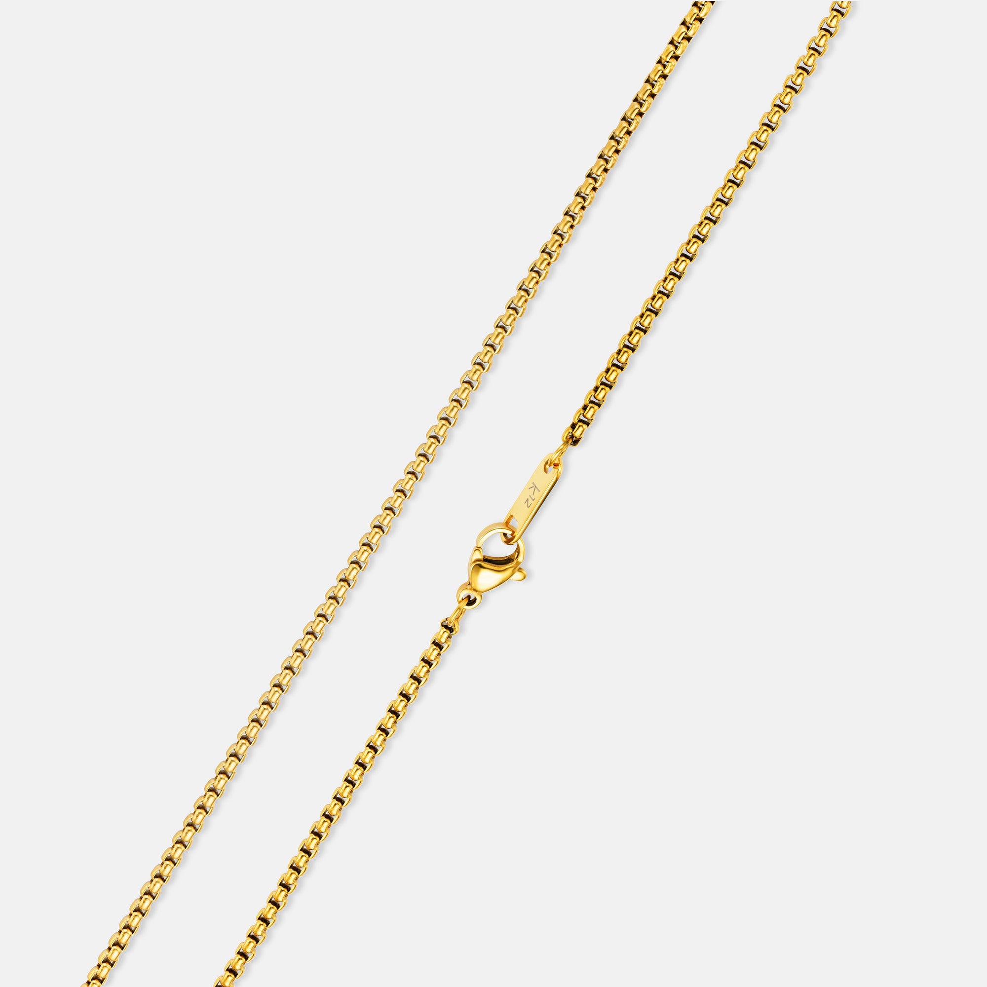 K12 - GOLD BOX CHAIN - 2MM