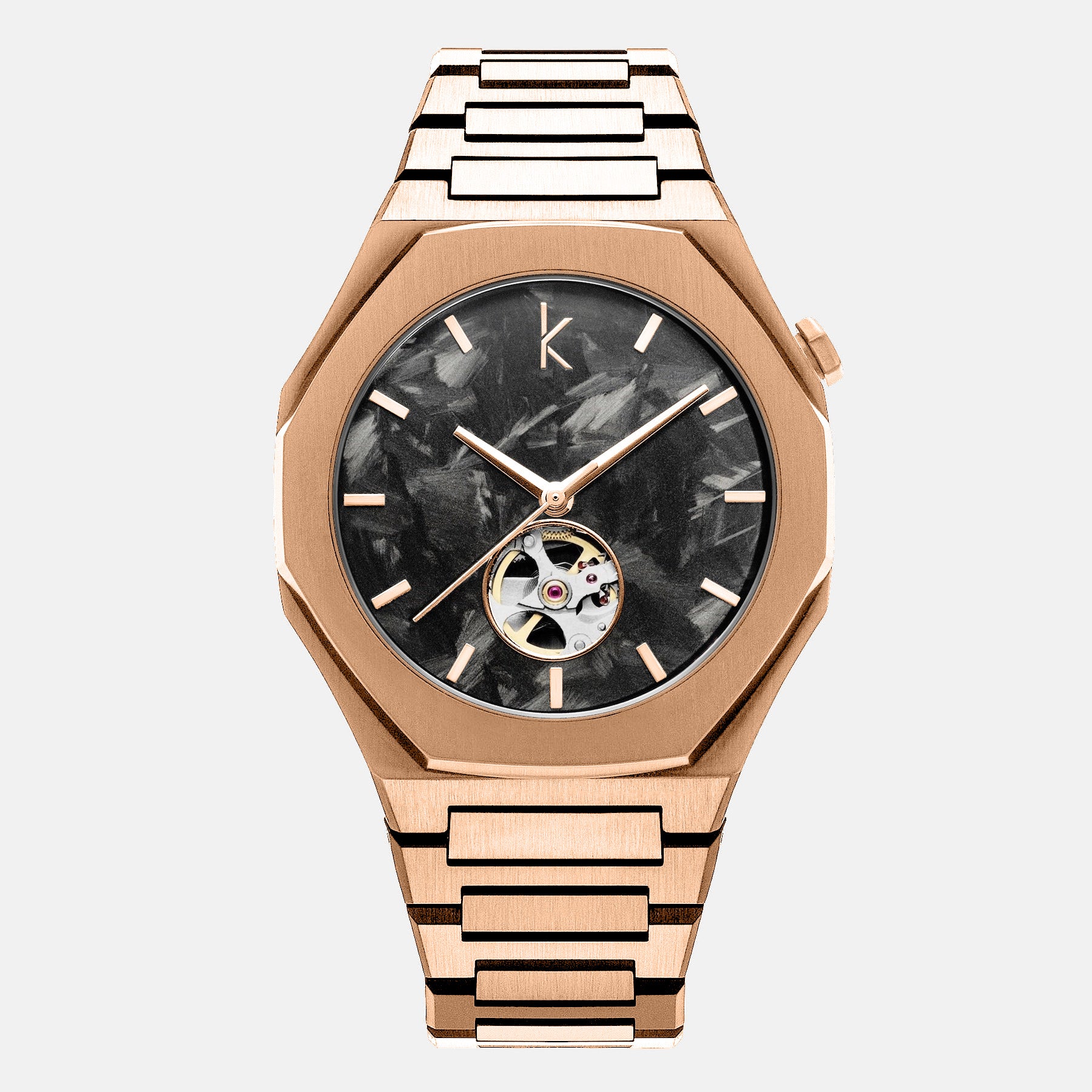 KOHLENSTOFF 12 - 721 - ROSE GOLD AUTOMATIC