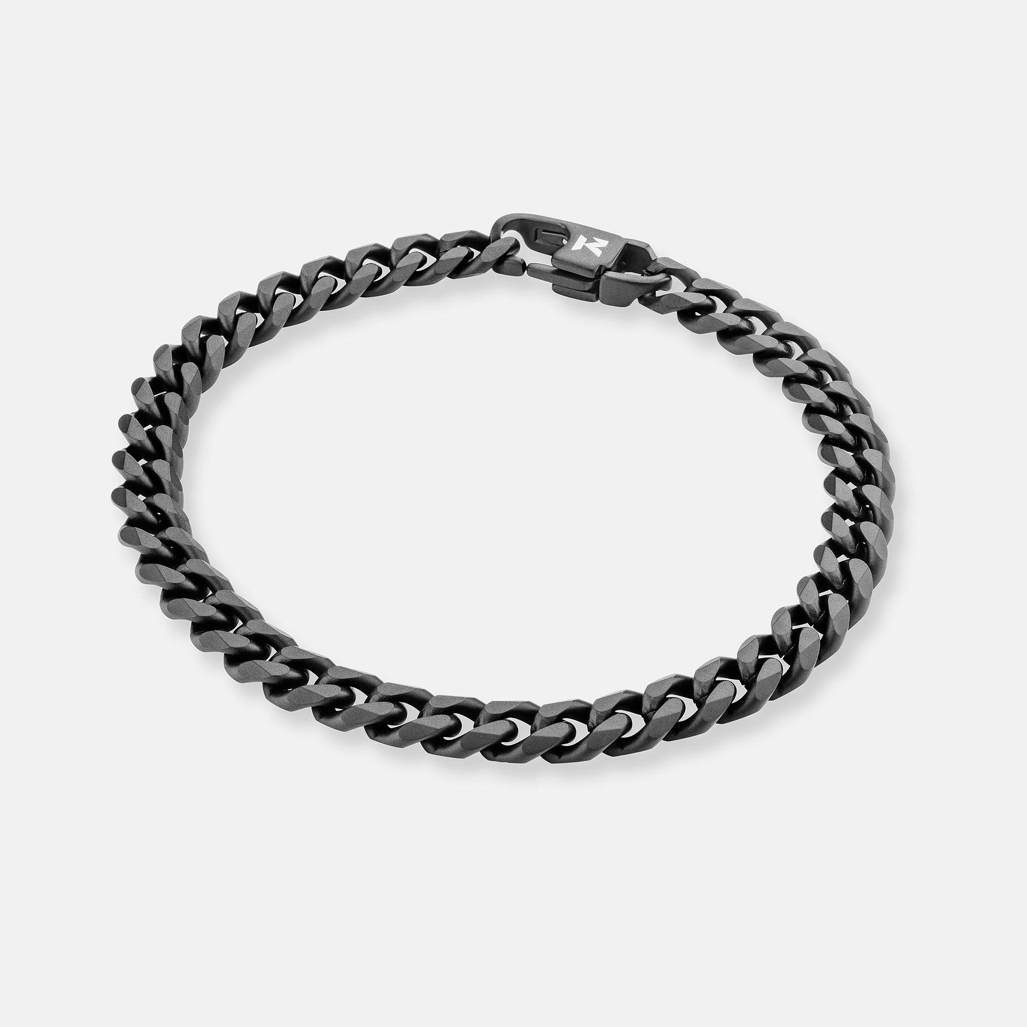 K12 - BLACK CUBAN BRACELET - 6MM