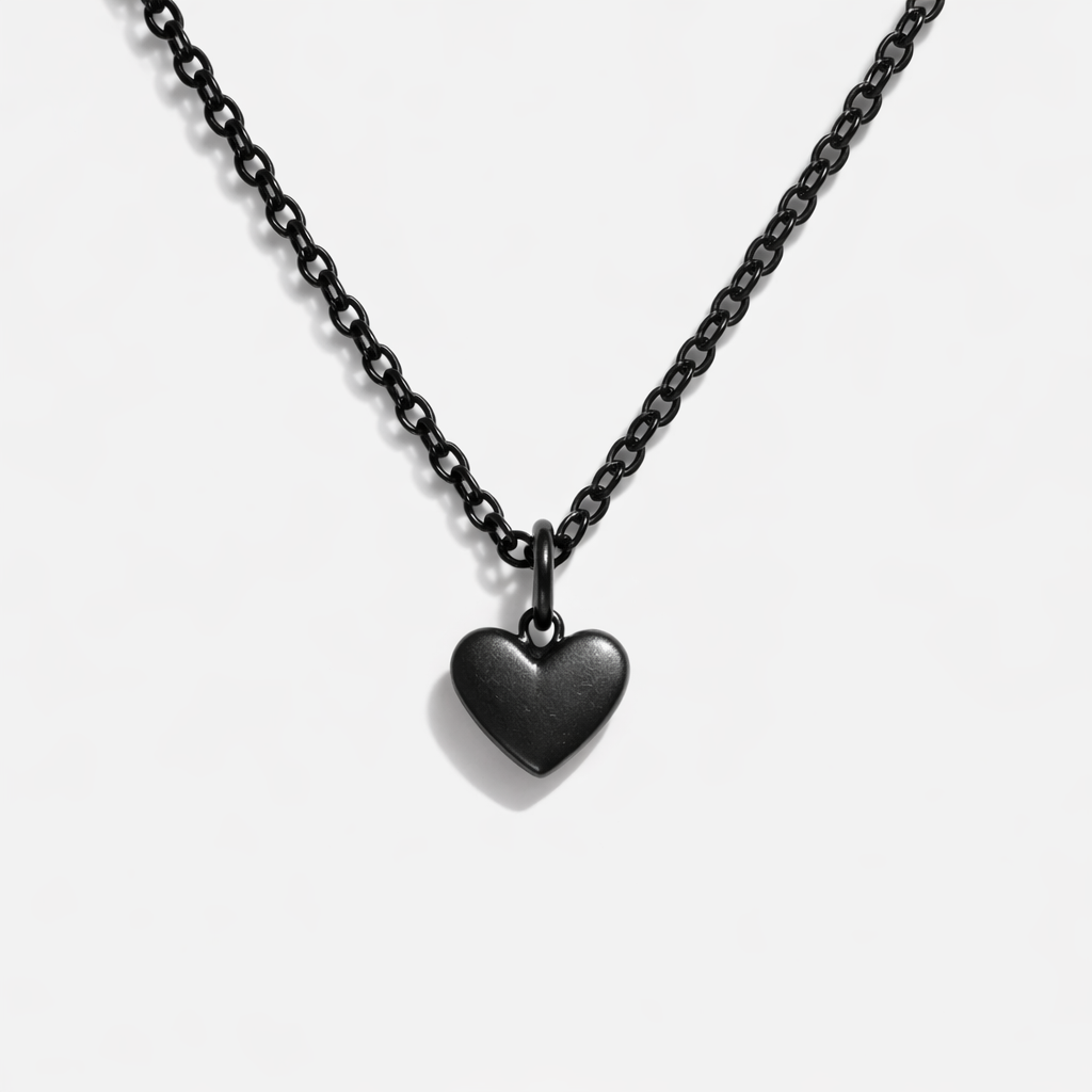 K12 - BLACK HEART - CHAIN