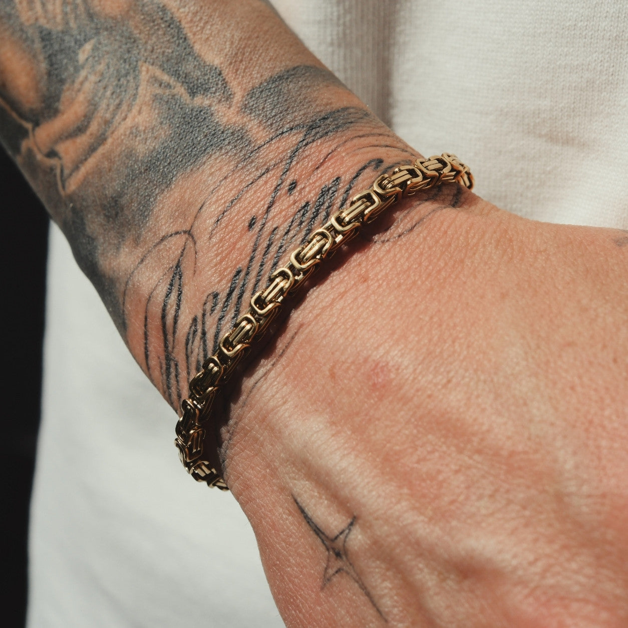 K12 - GOLD KING BRACELET - 4,2MM
