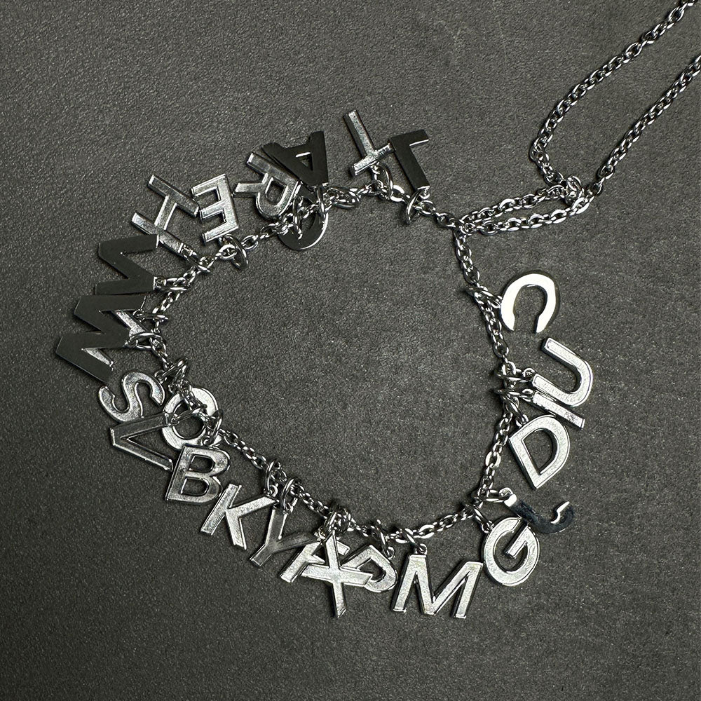 K12 - SILVER LETTER - PENDANT