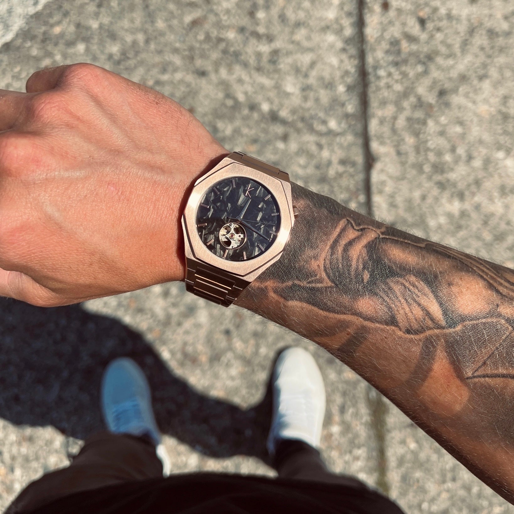 KOHLENSTOFF 12 - 721 - ROSE GOLD AUTOMATIC