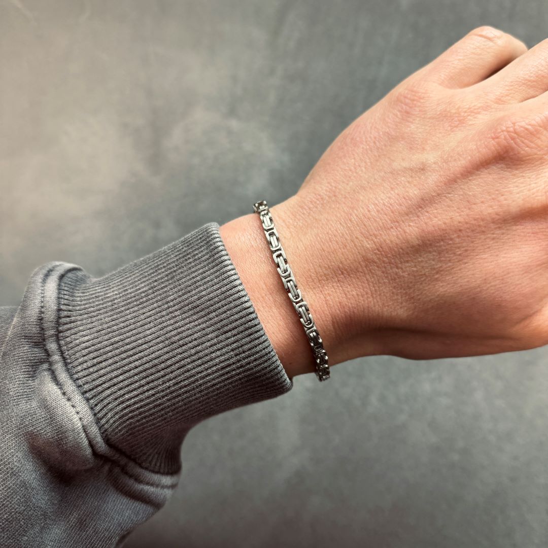 K12 - SILVER KING BRACELET - 4.2MM