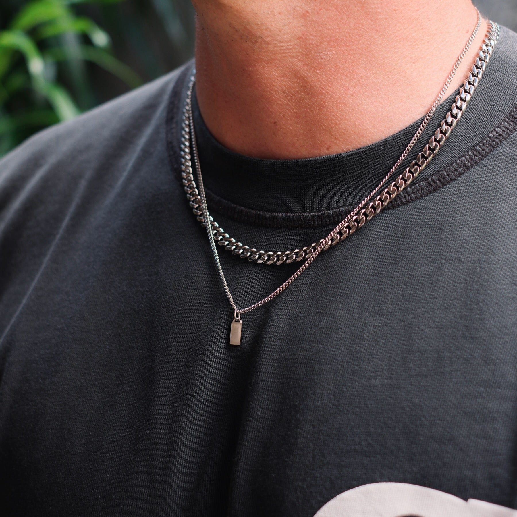 K12 - SILVER TAG CHAIN SLIM