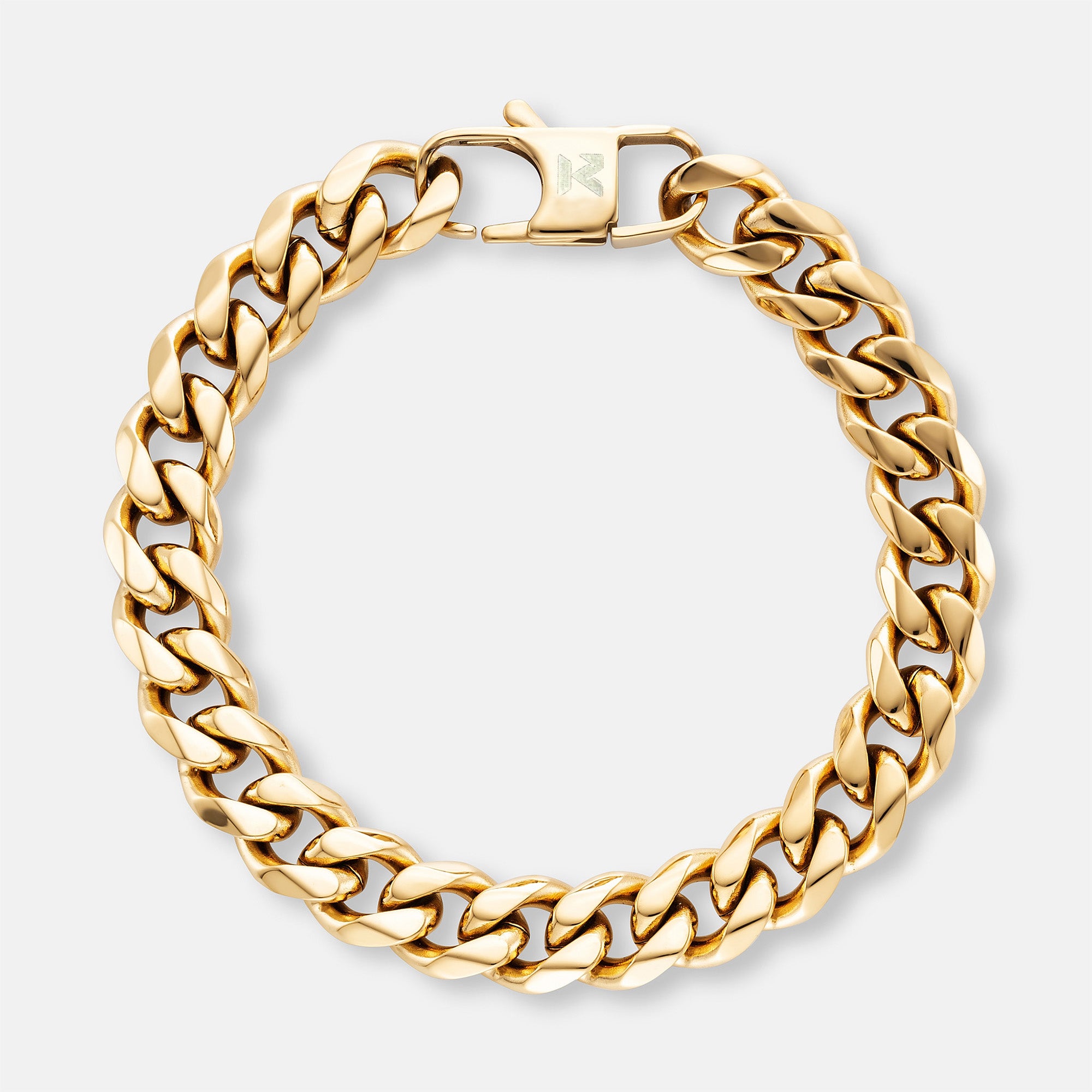 K12 - GOLD CUBAN BRACELET - 10.5MM