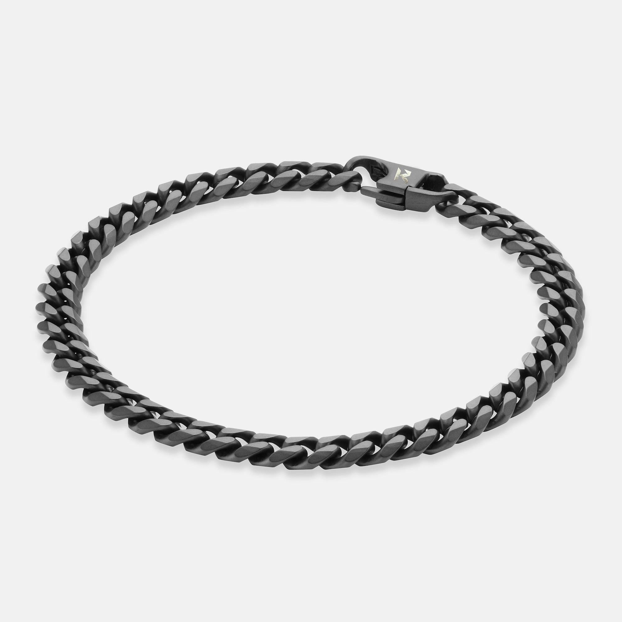 K12 - BRACELET CUBAIN NOIR - 6MM