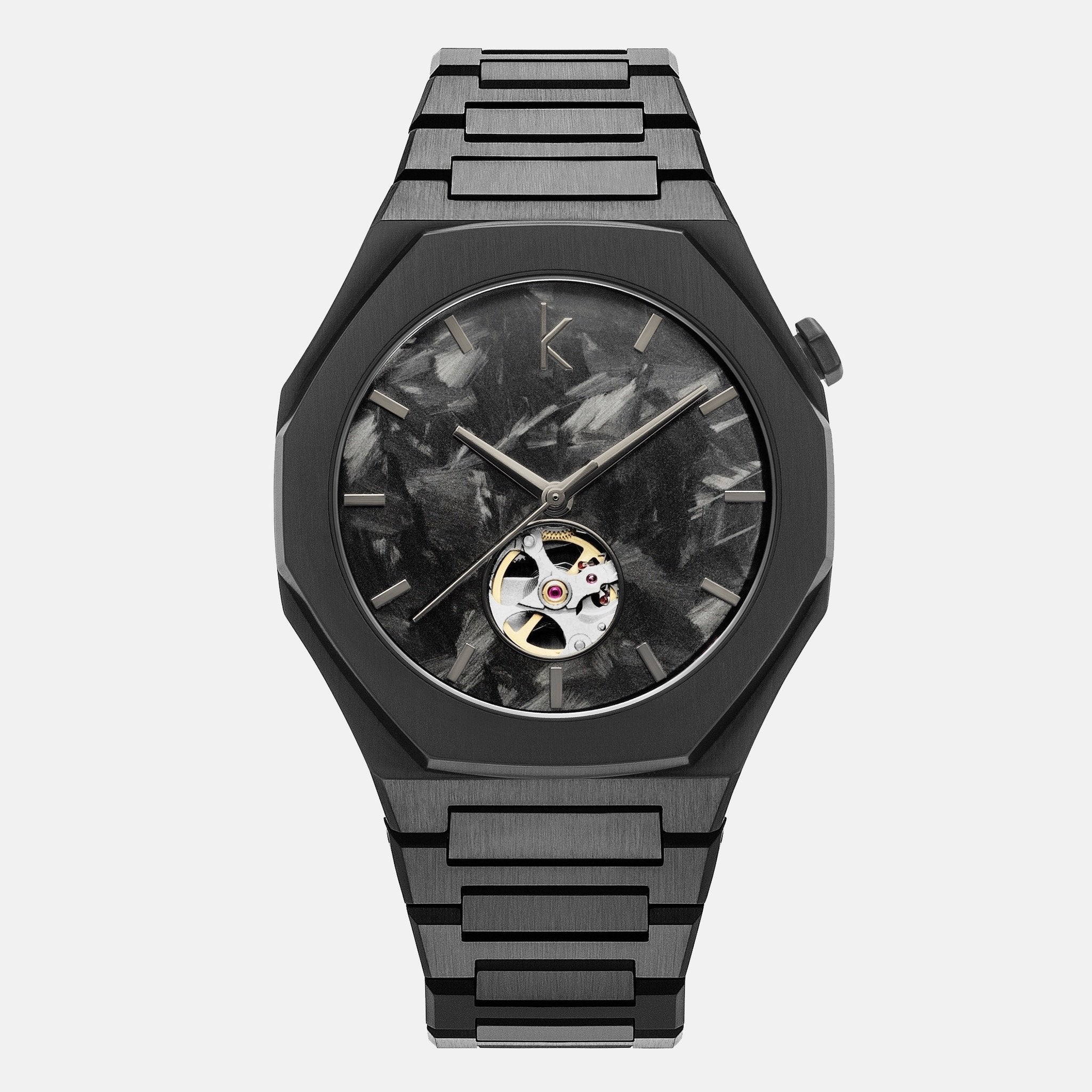 KOHLENSTOFF 12 - 650 - BLACK AUTOMATIC