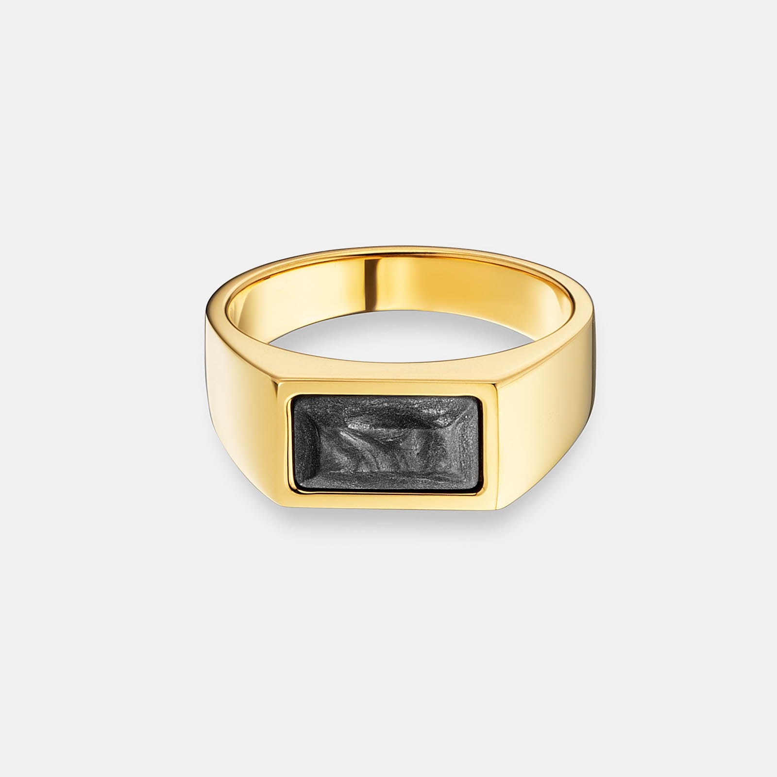 K12 - GOLD FORGED SIGNET RING