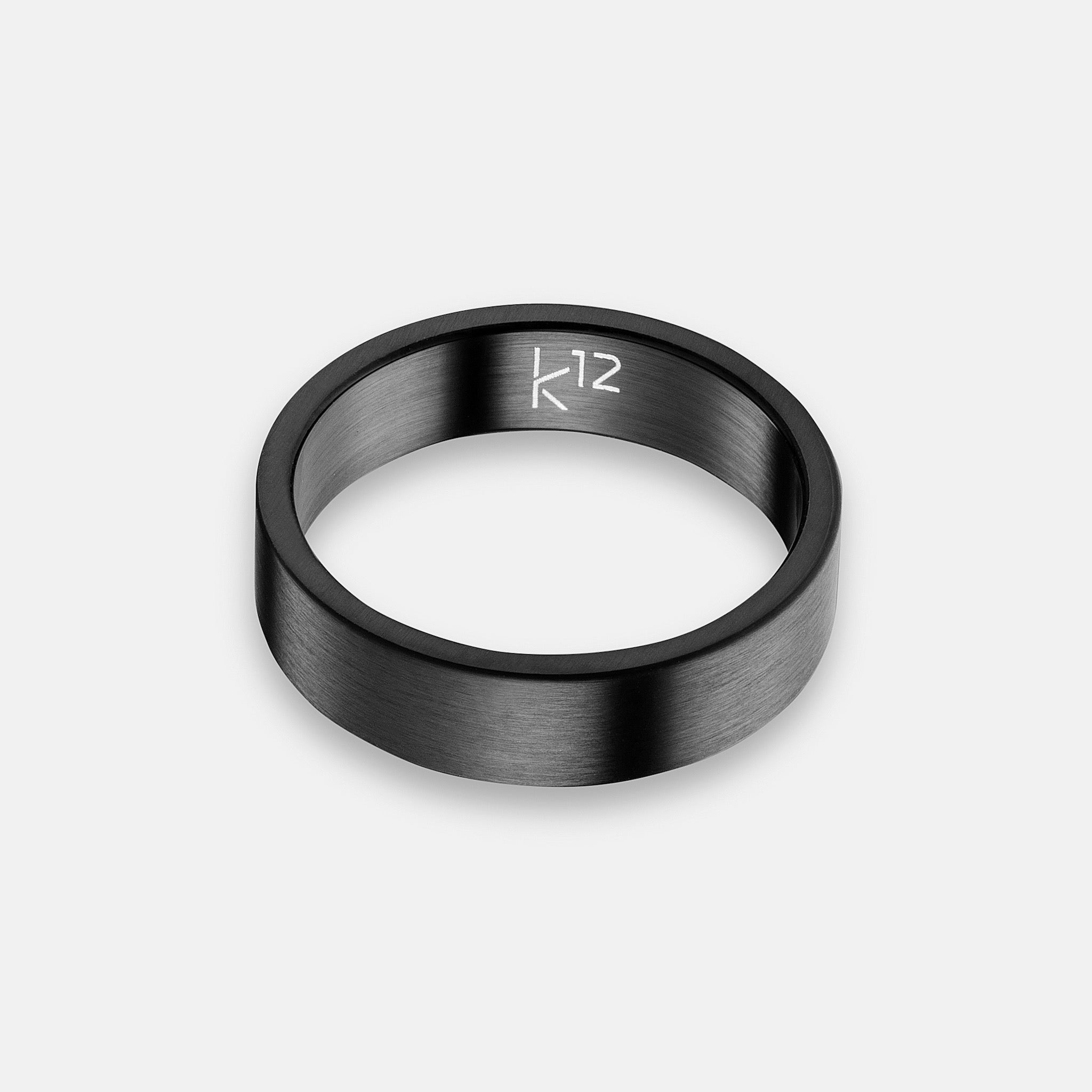 K12 - BLACK STEEL RING - 50