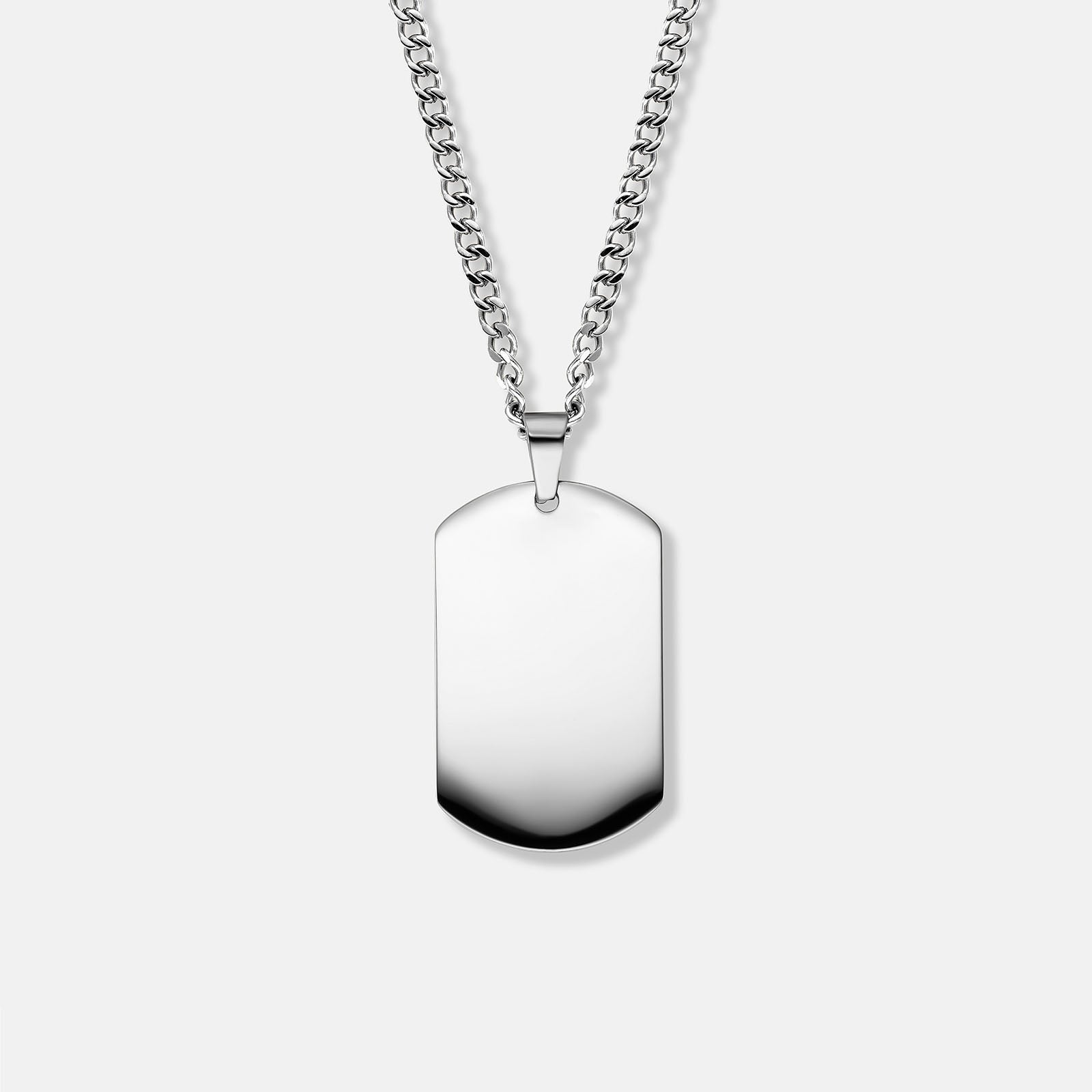 K12 - SILVER STEEL DOGTAG CHAIN