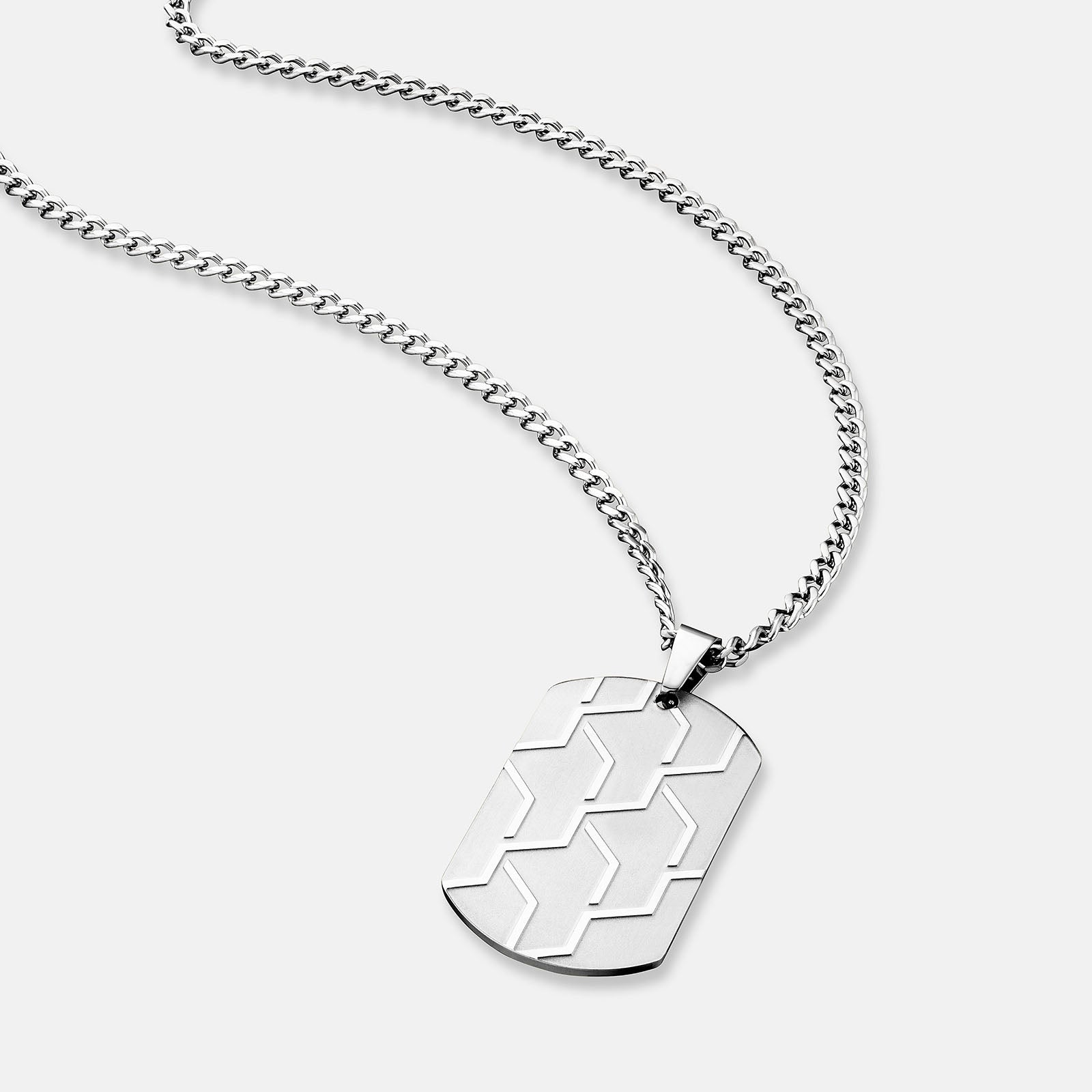 K12 - SILVER STEEL DOGTAG CHAIN